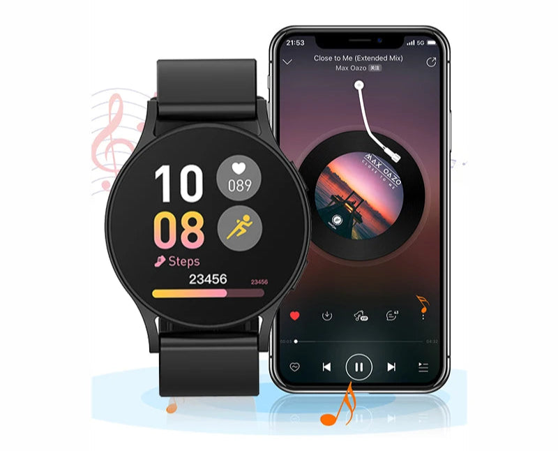 Relógio 6 Smartwatch Empresarial para Homens - Tela de 1,32 Polegadas 128*160, Chamada Bluetooth, Monitoramento de Saúde, Alarme, Relógio Fashion Multifuncional